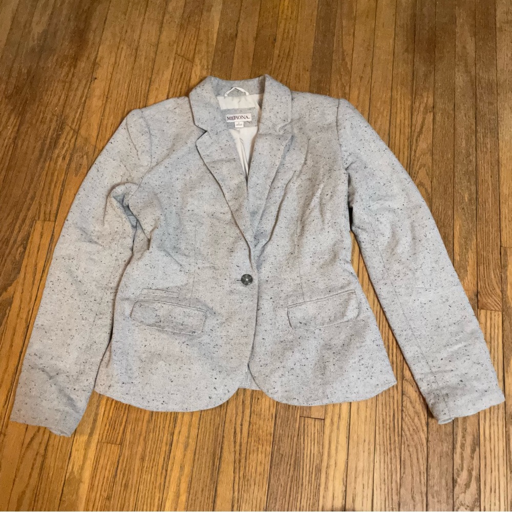 MERONA | Women’s Grey Blazer Jacket Size 2